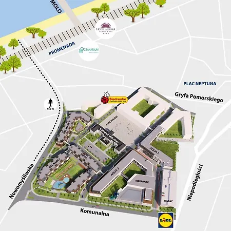 アパート Bel Mare 128 Z Ogrodkiem ミエンジズドロイェ